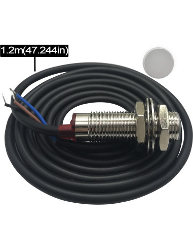 Contador Digital LED Rojo 4 Dígitos DC 12V + Sensor Hall NPN