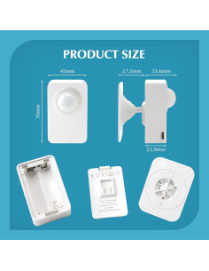 Sensor de Movimiento Infrarrojo WiFi Yasorn YSAG095 10m 2