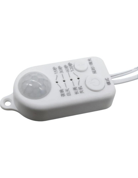 Interruptor de Sensor de Movimiento PIR KRIEMAAINE 5V/12V/24V Interruptor de Sensor de Movimiento PIR KRIEMAAINE 5V/12V/24V