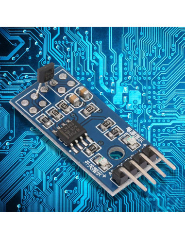 5 Piezas Sensor de Efecto Hall 3144E Walfront 3.3V