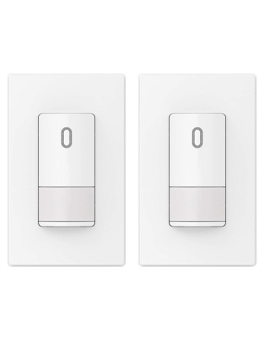 Interruptor de luz con sensor de movimiento ELEGRP 2 paquetes blanco