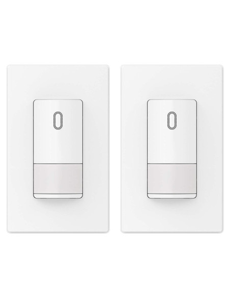 Interruptor de luz con sensor de movimiento ELEGRP 2 paquetes blanco