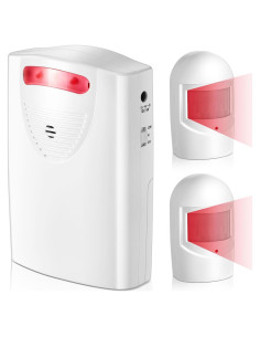 Alarma de Entrada Inalámbrica Qualirey con 2 Sensores