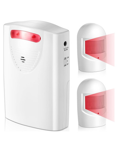 Alarma de Entrada Inalámbrica Qualirey con 2 Sensores