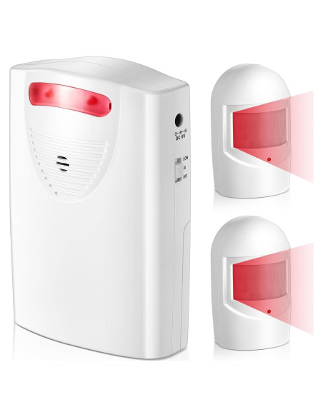 Alarma de Entrada Inalámbrica Qualirey con 2 Sensores