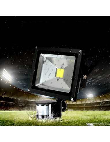 Detector de Movimiento LED Comidox 240V Pared 180 IP44