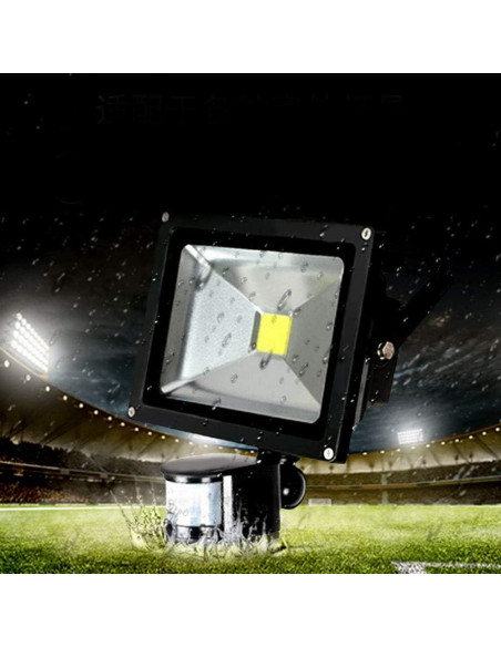 Detector de Movimiento LED Comidox 240V Pared 180 IP44