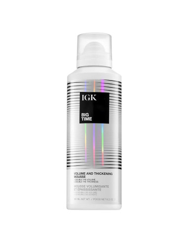 Mousse Voluminizador IGK Big Time 175 g - Fórmula Ligera