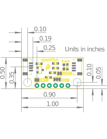 Sensor de Efecto Hall 3D Mini SparkFun TMAG5273 Qwiic