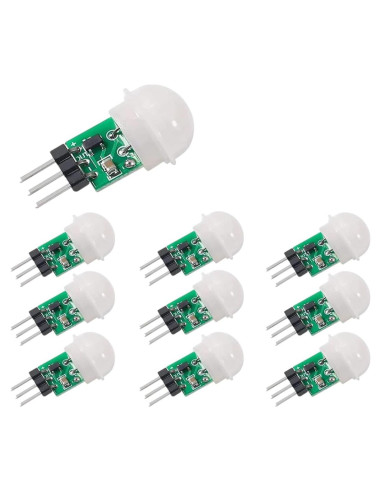 Módulo Detector de Movimiento Infrarrojo PIR AM312 10 Pcs