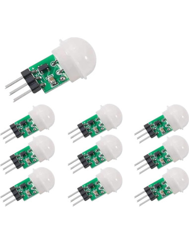 Módulo Detector de Movimiento Infrarrojo PIR AM312 10 Pcs