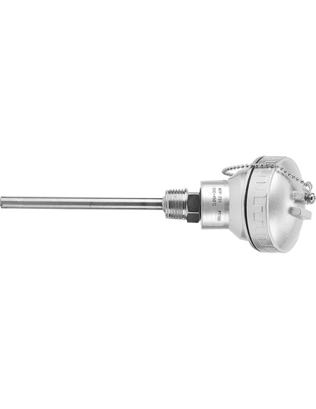 Sonda de Temperatura PT100 Bediffer 100mm NPT Industrial