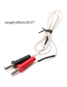 Conector Mini Tipo K 1m JJLFresheners Sonda Termopar -50C a 350C 2