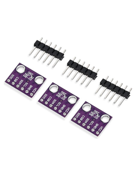 3 Módulos Sensor Digital BME280 Bosch 5V Temperatura Humedad