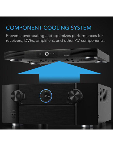 Sistema de Ventilación Silencioso AC Infinity AIRCOM S9 43.2 cm