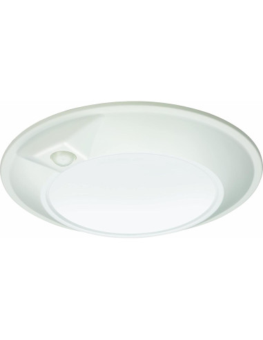 Downlight LED Juno SlimBasics 15.24 cm con Sensor PIR Blanco