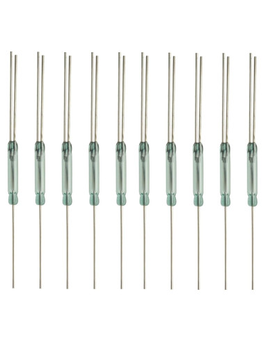 10PCS Interruptor de Reed 3 Pines 2.5x14mm GODIYMODULES