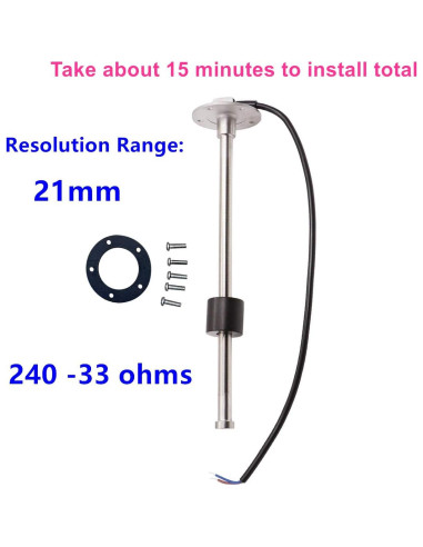 Sensor de Nivel de Combustible AODITECK 8" 240-33 Ohmios