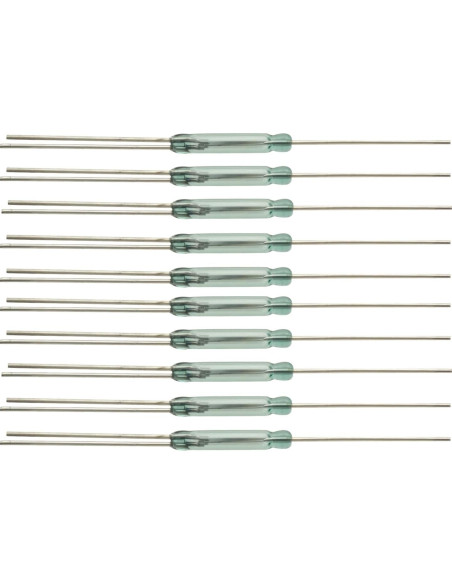 10PCS Interruptor de Reed 3 Pines 2.5x14mm GODIYMODULES