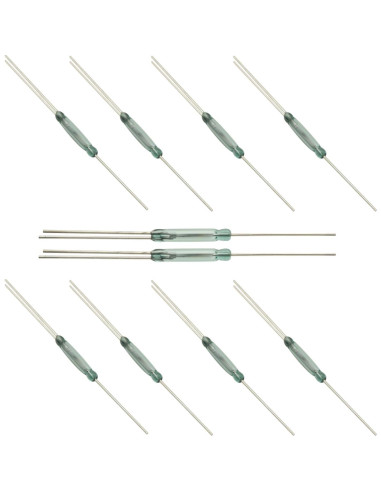 10PCS Interruptor de Reed 3 Pines 2.5x14mm GODIYMODULES