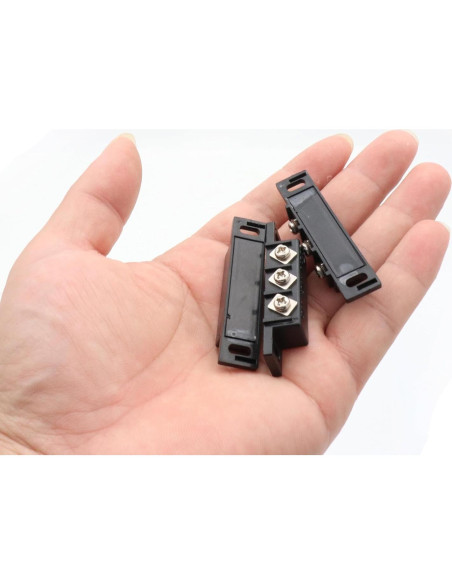 Interruptores de Lengüeta Magnético LBY - 3 Juegos, ABS Negro