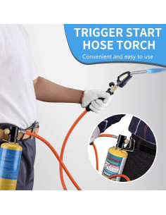 Kit de Soplete de Propano Jiarui 1.1m con Encendido Automático 2