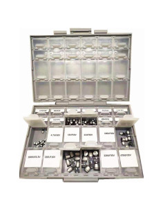 Kit de Capacitores Electrolíticos SMD AideTek 410pcs 4.7uF-1000uF