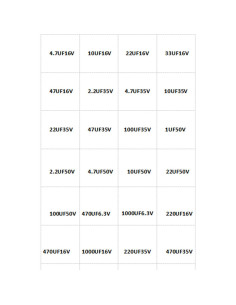Kit de Capacitores Electrolíticos SMD AideTek 410pcs 4.7uF-1000uF 2