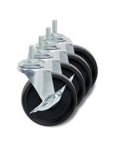 Ruedas de Rodillo Honey-Can-Do SHF-01939 10,16 cm, Juego de 4