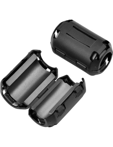 Clip de Núcleo de Ferrita XShine 20 Piezas 3-13mm Negro