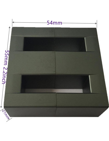 Núcleo de Transformador Aislador EE55B 2 Sets Ferrita 10+10pin