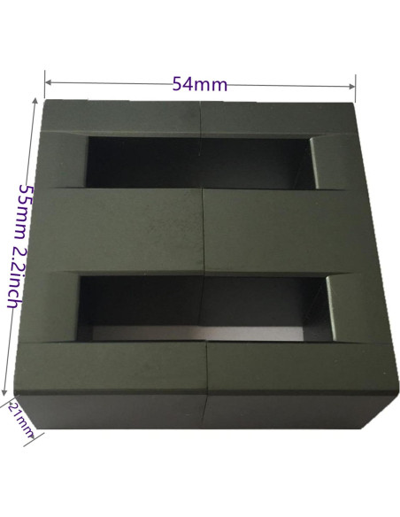 Núcleo de Transformador Aislador EE55B 2 Sets Ferrita 10+10pin