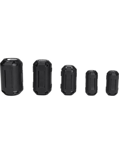 Clip de Núcleo de Ferrita XShine 20 Piezas 3-13mm Negro