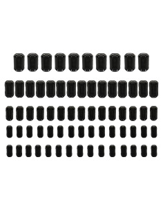 70 Pcs Núcleos de Ferrita Clip-On Raogoodcx RFI EMI Supresor