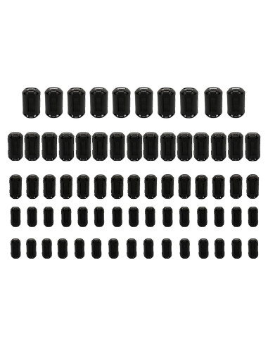 70 Pcs Núcleos de Ferrita Clip-On Raogoodcx RFI EMI Supresor
