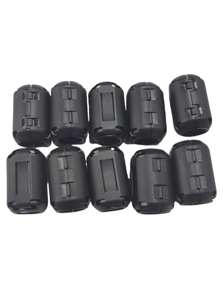 10 Clips de Anillo de Ferrita UCCKEYI 5mm para Filtro de Ruido
