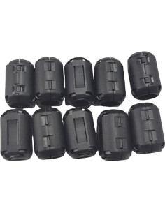 10 Clips de Anillo de Ferrita UCCKEYI 5mm para Filtro de Ruido 2