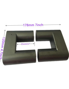 Núcleo de Transformador Ferrita UY42 42mm MnZn PC40 - 2 Piezas 2