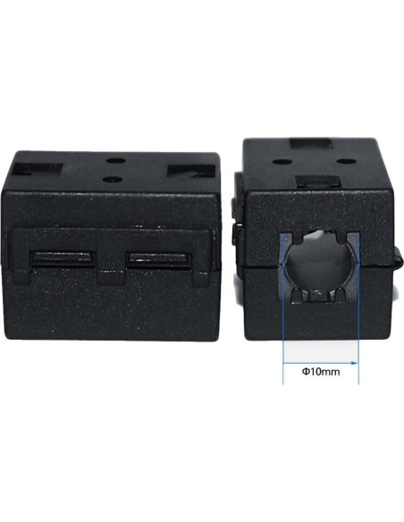 10 Clips de Anillo de Ferrita UCCKEYI 5mm para Filtro de Ruido