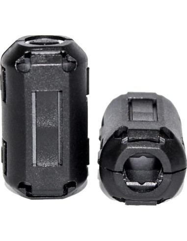 10 Clips de Anillo de Ferrita UCCKEYI 5mm para Filtro de Ruido