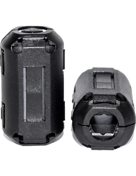 10 Clips de Anillo de Ferrita UCCKEYI 5mm para Filtro de Ruido