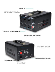 Transformador de Voltaje LVYUAN 3000W Paso Arriba/Abajo 2