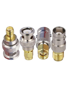 Adaptador Coaxial SMA a BNC TUOLNK 4 Piezas 6 GHz