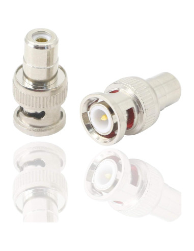 Adaptador BNC a RCA YOUCHENG 5 Pcs Conector Macho Hembra