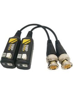 5 Pares Conectores Balun Video CCTV 4K Douzime AHD/TVI/CVI 2