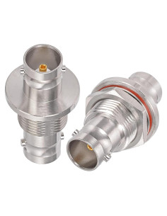 Conectores BNC hembra 75 Ohm Superbat 2-pack para CCTV