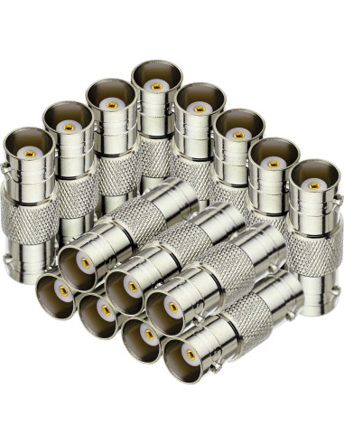 Adaptador BNC hembra 50 Ohm Eightwood 15 piezas
