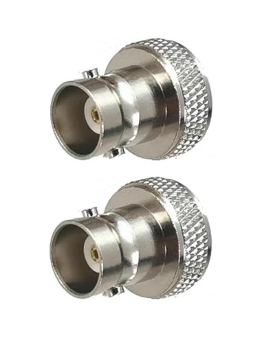 8 Adaptadores Coaxiales BNC Femenino a SMA Femenino 50 Ohm