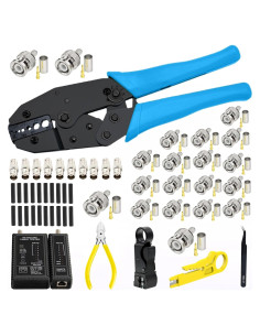 Kit de Herramientas de Crimpado BNC Dasxskj para RG58 RG59