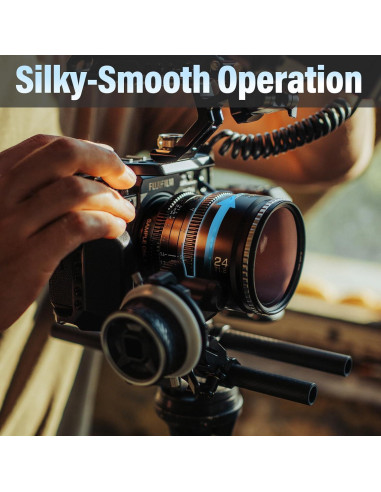 Lente Cine SIRUI Night Walker 24mm T1.2 Enfoque Manual